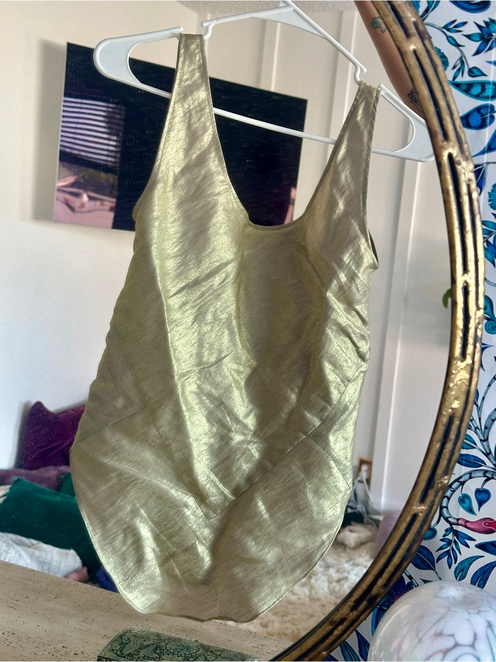 Peter Cohen Linen Iridescent Top